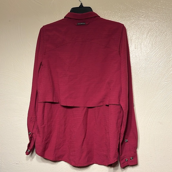 Bundle 2 REI Exofficio Long Sleeve Vented Button Up Shirt Outdoor Travel Sz L - Picture 8 of 12